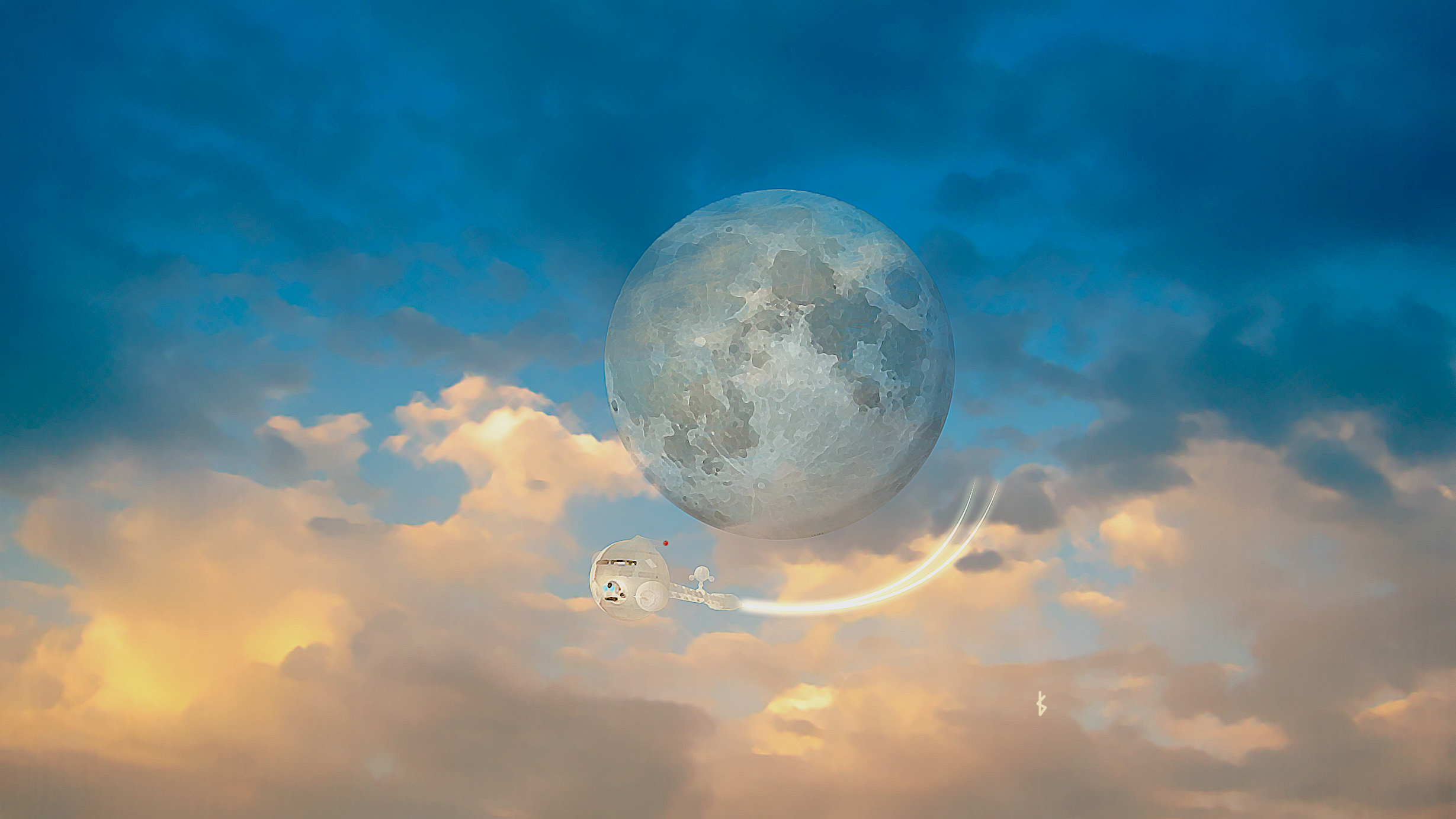 Evening in the Clouds